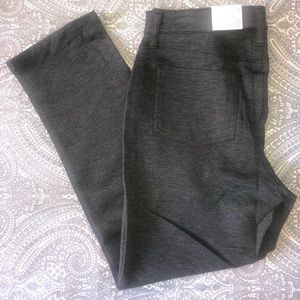 SZ 14 Gray Dress Pant Stretch Mid Rise Time & Tru